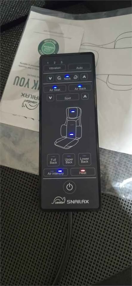 Snailax Shiatsu Massage Chair Pad – Full Back & Neck Massager w/ - photo 3