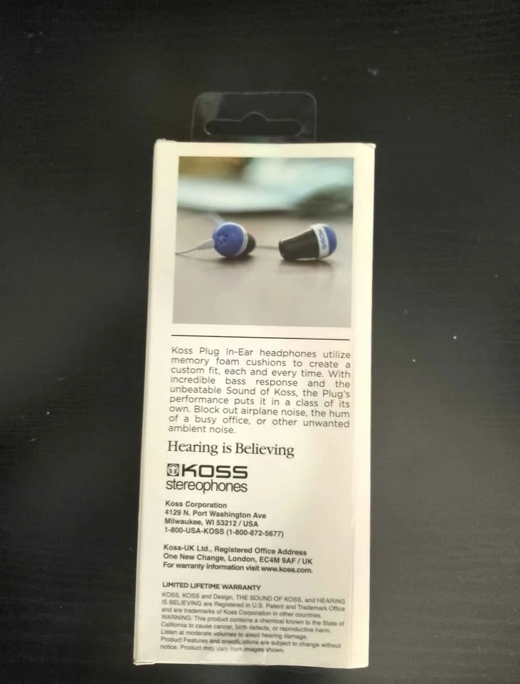 Koss 'The Plug' In-Ear Headphones - photo 2