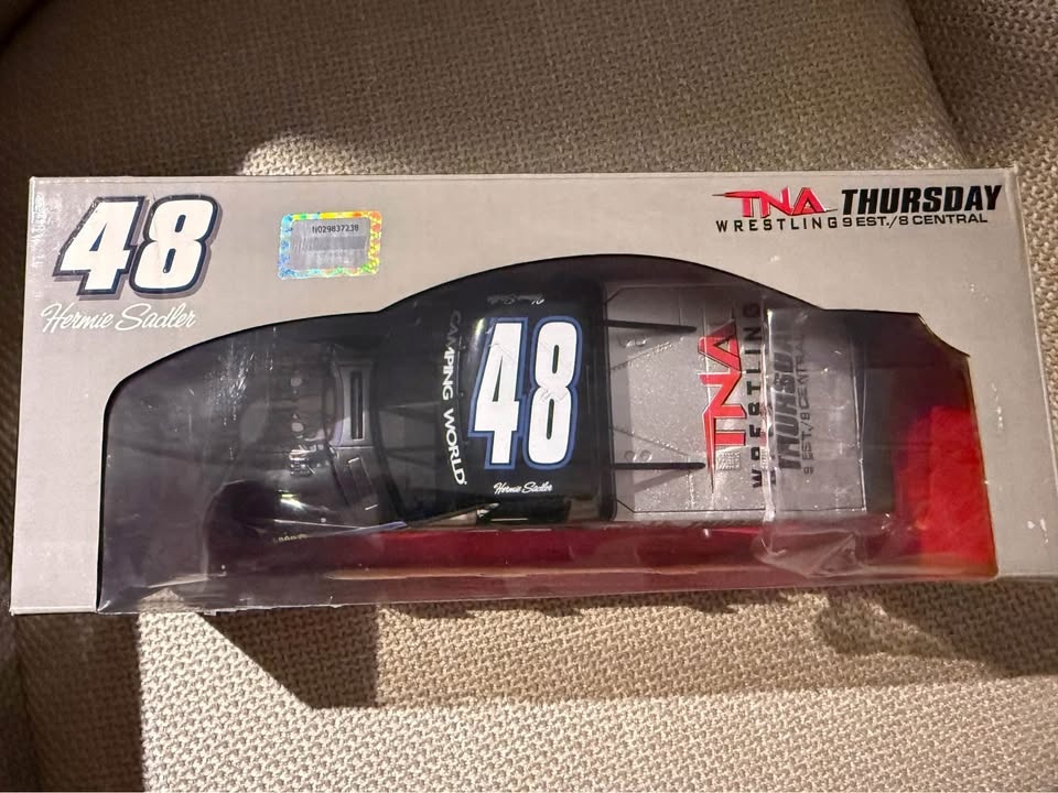 TNA Wrestling Nascar truck and sign picture - photo 3