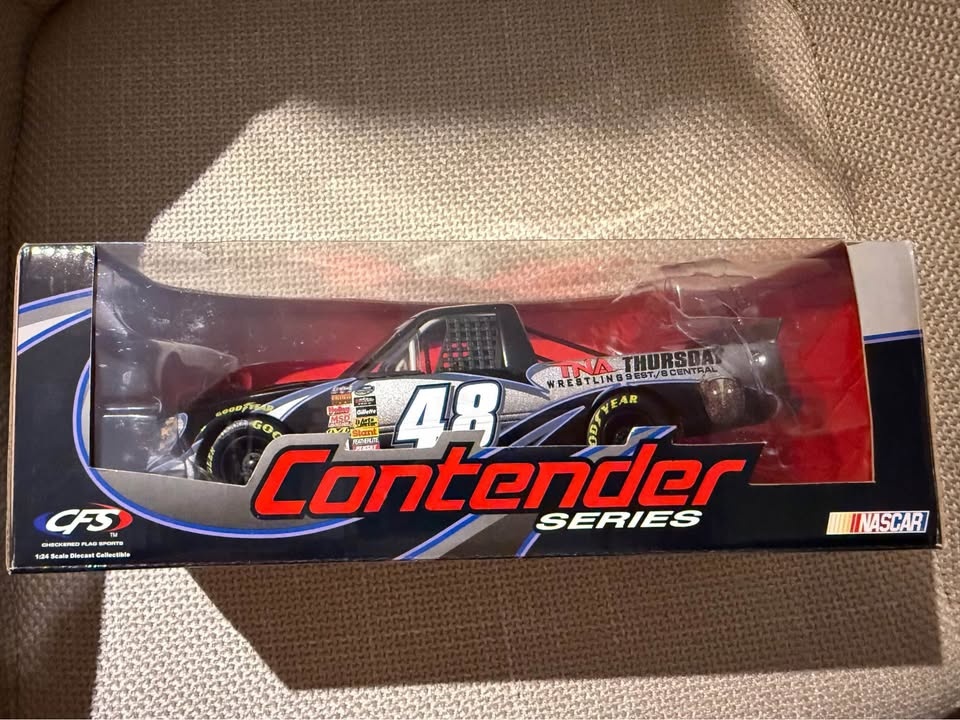TNA Wrestling Nascar truck and sign picture - photo 4