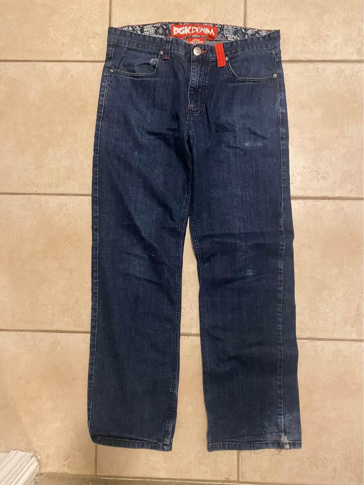 DKG denim baggy distressed jeans - photo 2