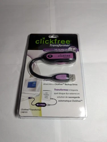 Clickfree Transformer CAB101 Backup Drive SEALED BRAND NEW