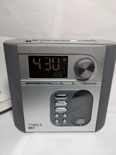 Timex T617S CD Alarm Clock Radio Nature Sounds MP3 WORKS GREAT - photo 3