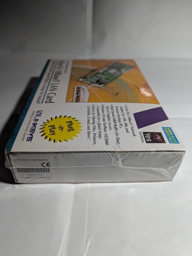 Vintage 1997 Linksys Ether16 LAN Card NEW Sealed - photo 5