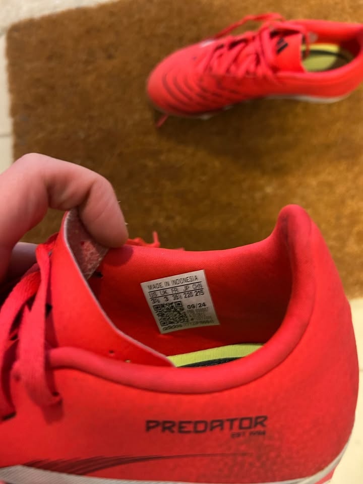 adidas Kids Predator Soccer Cleats - Size 3 1/2 - photo 3