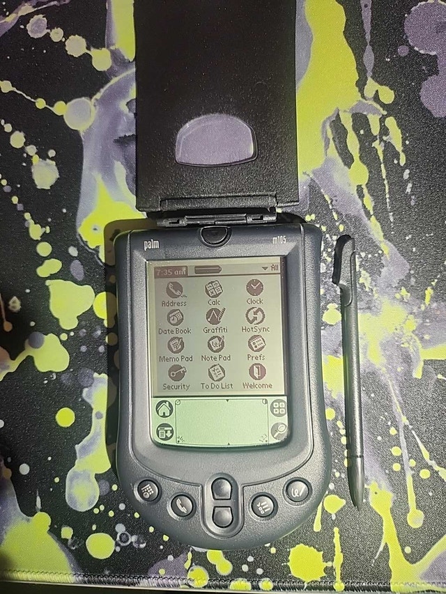 palm m105 working with stylus and cover - photo 2