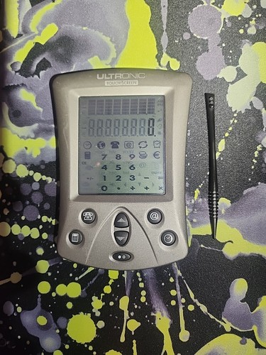 Working Ultronic TS-220 Handheld Organizer w-Stylus