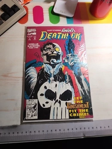 Marvel Deathlok #7 1991 The Punisher Comic Book