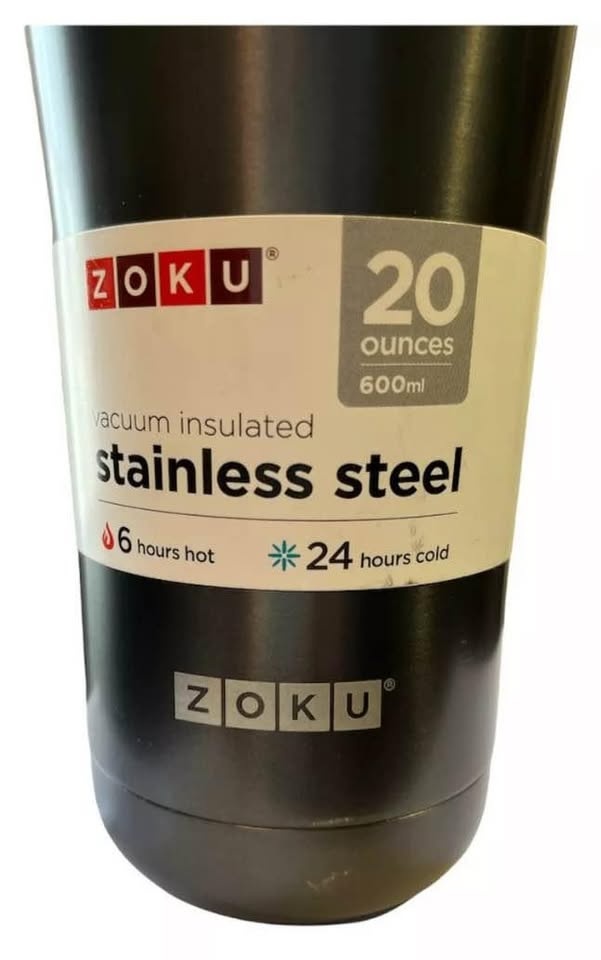 Zoku Tumbler 20oz 24hr Cold 3 Position Lid carrot 🥕 - photo 5