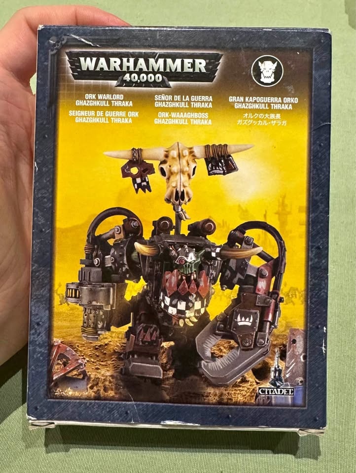 Warhammer 40K – Ork Warlord Ghazghkull Thraka (Classic Metal, OO