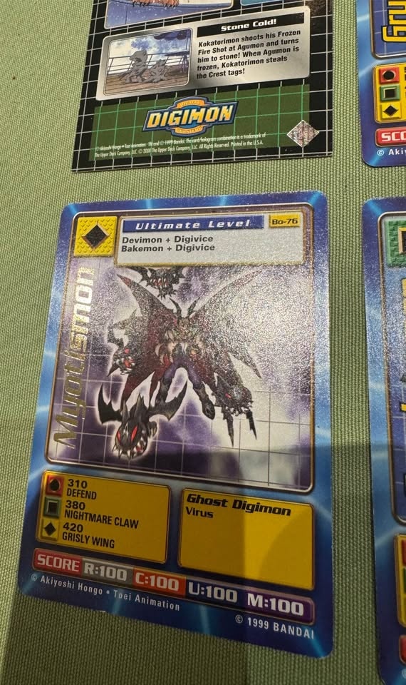 Vintage Digimon Trading Card Lot (1999–2001) - photo 3