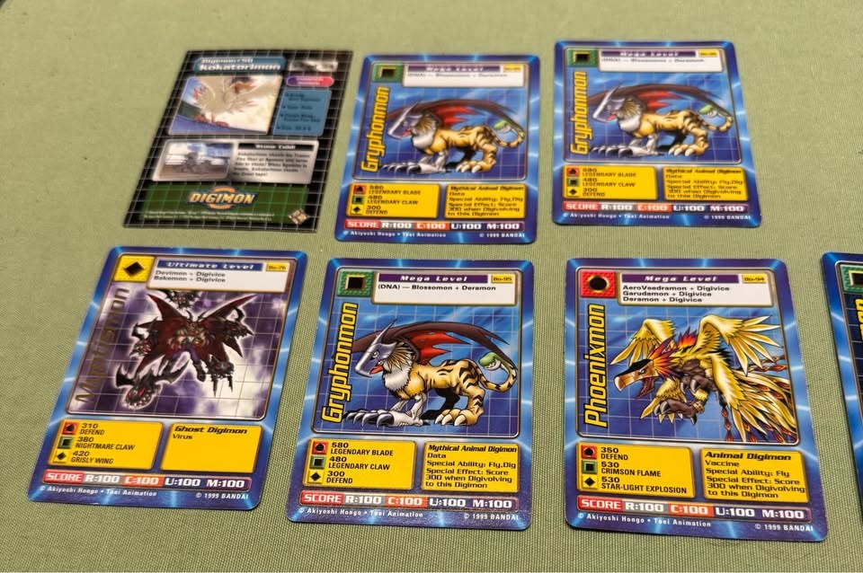 Vintage Digimon Trading Card Lot (1999–2001) - photo 4