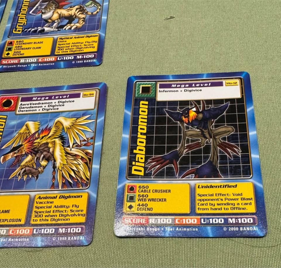 Vintage Digimon Trading Card Lot (1999–2001) - photo 5