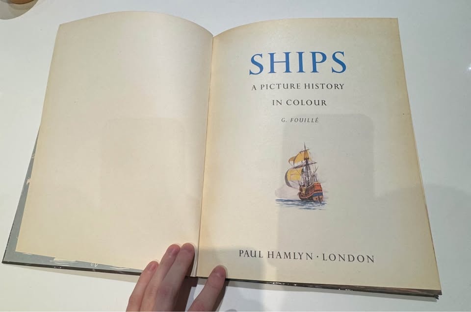 Ships: A Picture History – Vintage Illustrated HC - photo 5