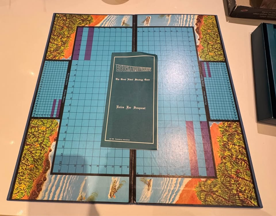 SEAQUEST – Vintage Naval Strategy Board Game - photo 3