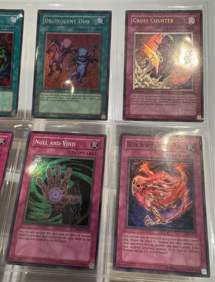 Yu-Gi-Oh! Vintage Holo Trap & Power Spell Page - photo 4