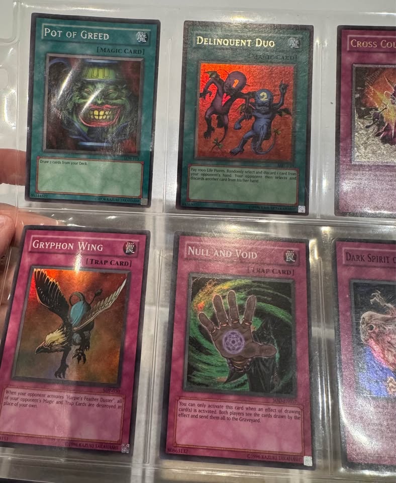 Yu-Gi-Oh! Vintage Holo Trap & Power Spell Page - photo 5