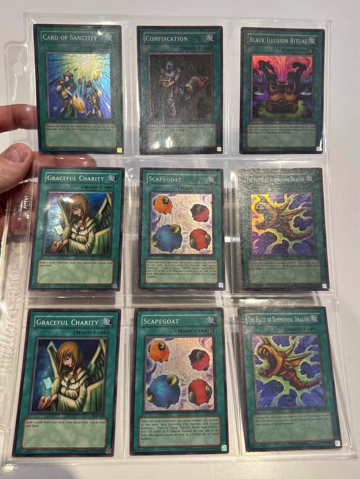 Vintage Yu-Gi-Oh! Holo Spell Page