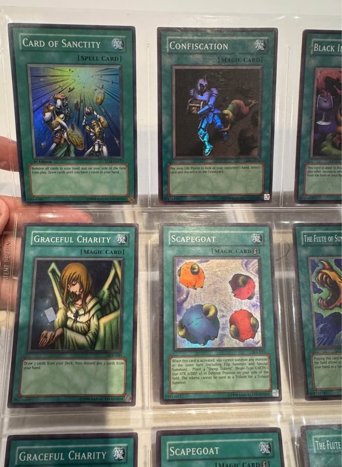 Vintage Yu-Gi-Oh! Holo Spell Page - photo 2