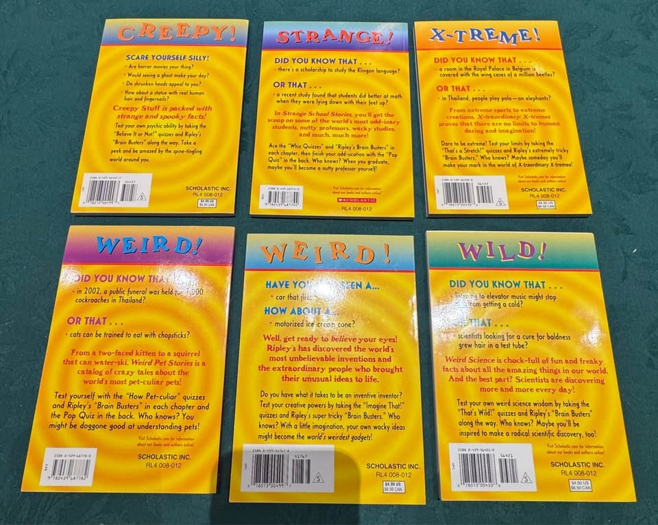 Ripley’s Believe It or Not! – Scholastic Book Lot (6 Books) - photo 3