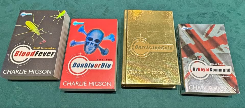 Young James Bond Book Lot (Charlie Higson) – 4 Books