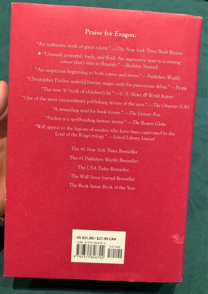 Eldest – Christopher Paolini | Hardcover First Edition - photo 2