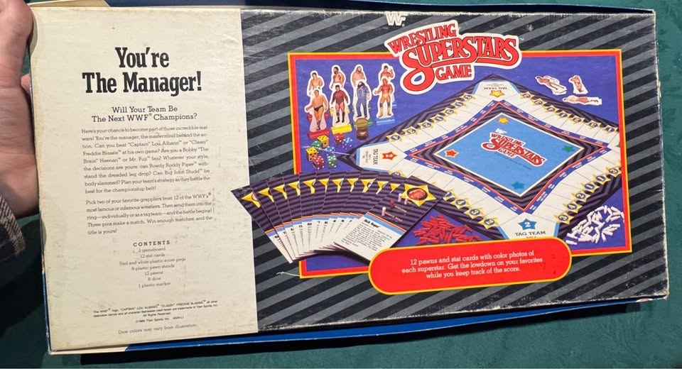 Vintage 1985 WWF Wrestling Superstars Board Game - photo 2