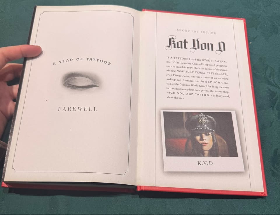 Kat Von D – The Tattoo Chronicles (Hardcover, Art & Tattoo Book) - photo 4