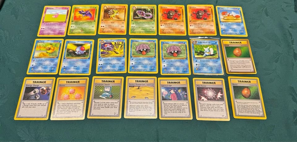 Vintage Pokémon Card Lot Cards – WOTC Era + Pocket Monsters (JP)