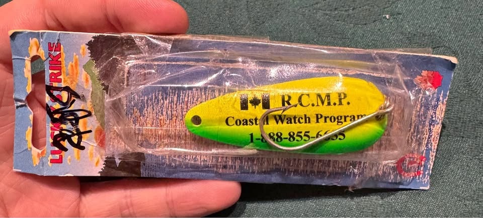 RCMP Coast Watch Lure - Lucky Strike (Vintage, Sealed)