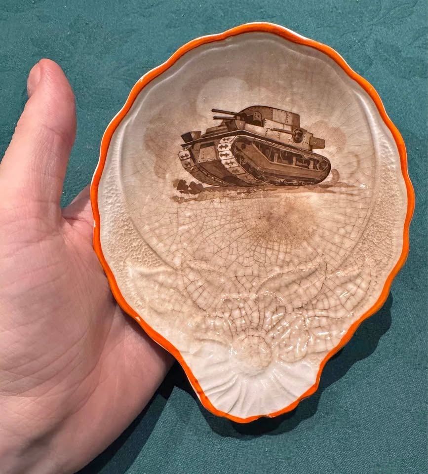 Vintage British Tank Soap Dish – Made in England