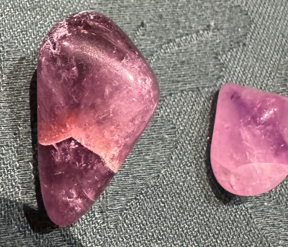 Natural Amethyst Crystals Polished Freeform (Lot of 2) - photo 2