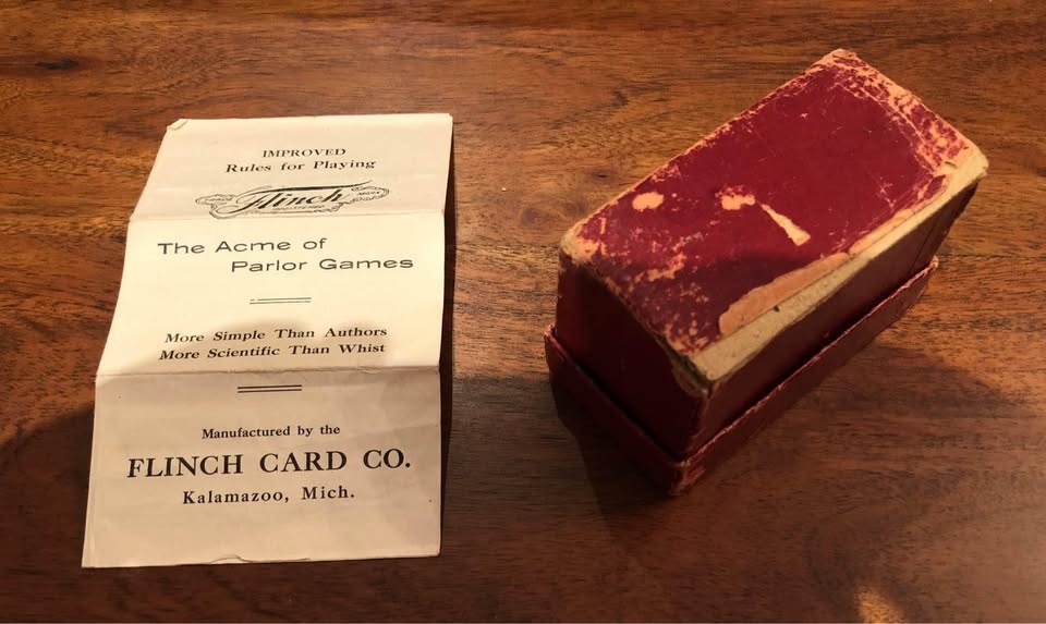 1913 FLINCH CARD GAME Flinch Card Co Kalamazoo, Mich - Antique - photo 4