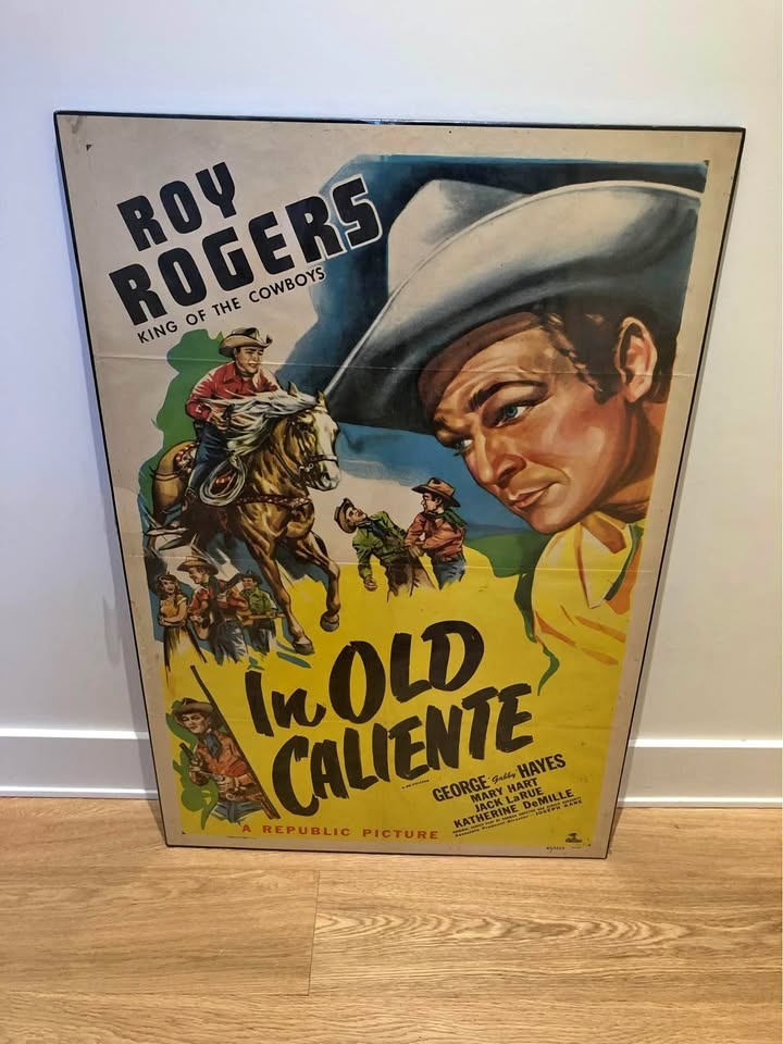 Roy Rogers King of the Cowboys Movie Poster 41” x 27”