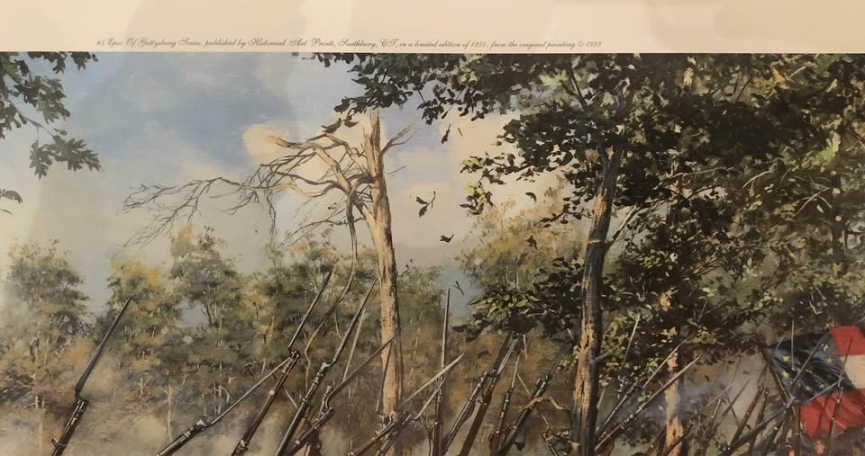 Band of Brothers Signed Artists Proof Gettysburg Litho - photo 4