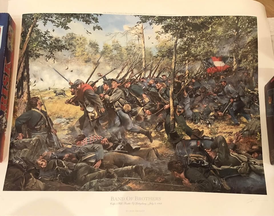 Band of Brothers Signed Artists Proof Gettysburg Litho - photo 5