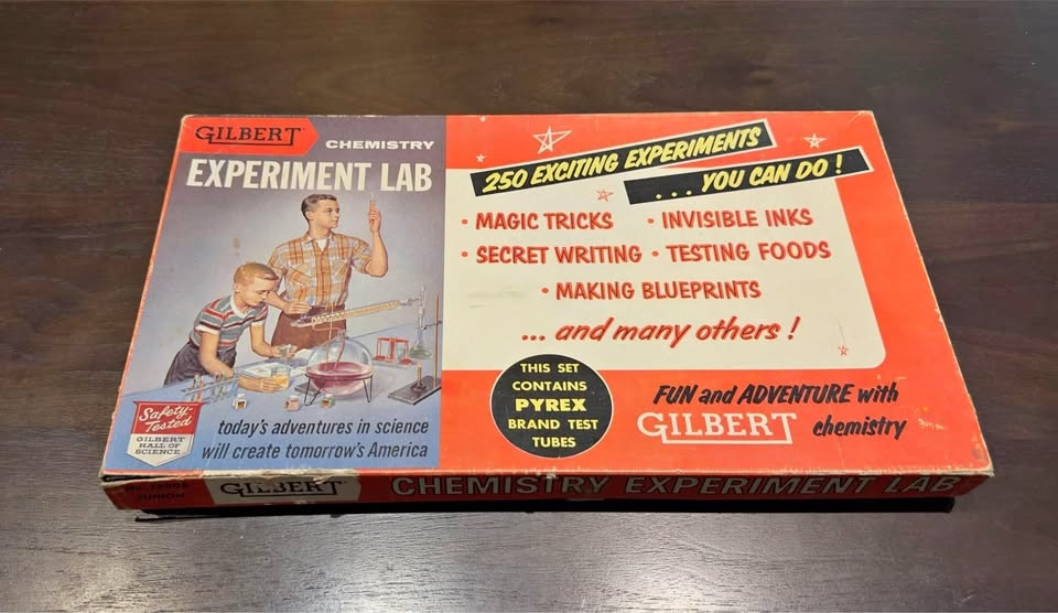 New Vintage Gilbert Chemistry Experiment Lab No.12002