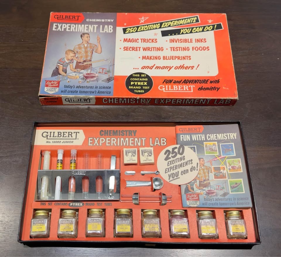 New Vintage Gilbert Chemistry Experiment Lab No.12002 - photo 2