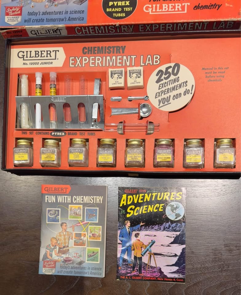 New Vintage Gilbert Chemistry Experiment Lab No.12002 - photo 4