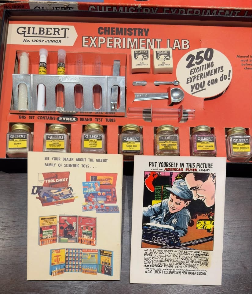 New Vintage Gilbert Chemistry Experiment Lab No.12002 - photo 5