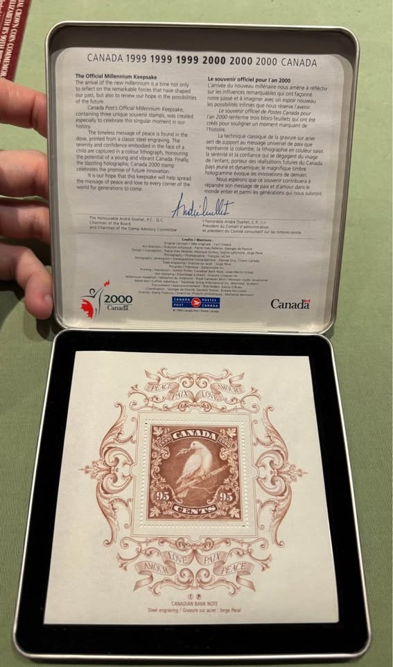 Canada Post Millennium Keepsake – Peace Dove - photo 2
