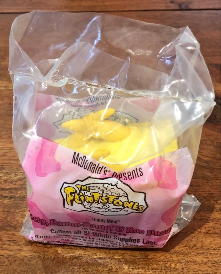 1993 McDonald's Flintstones Toy SEALED