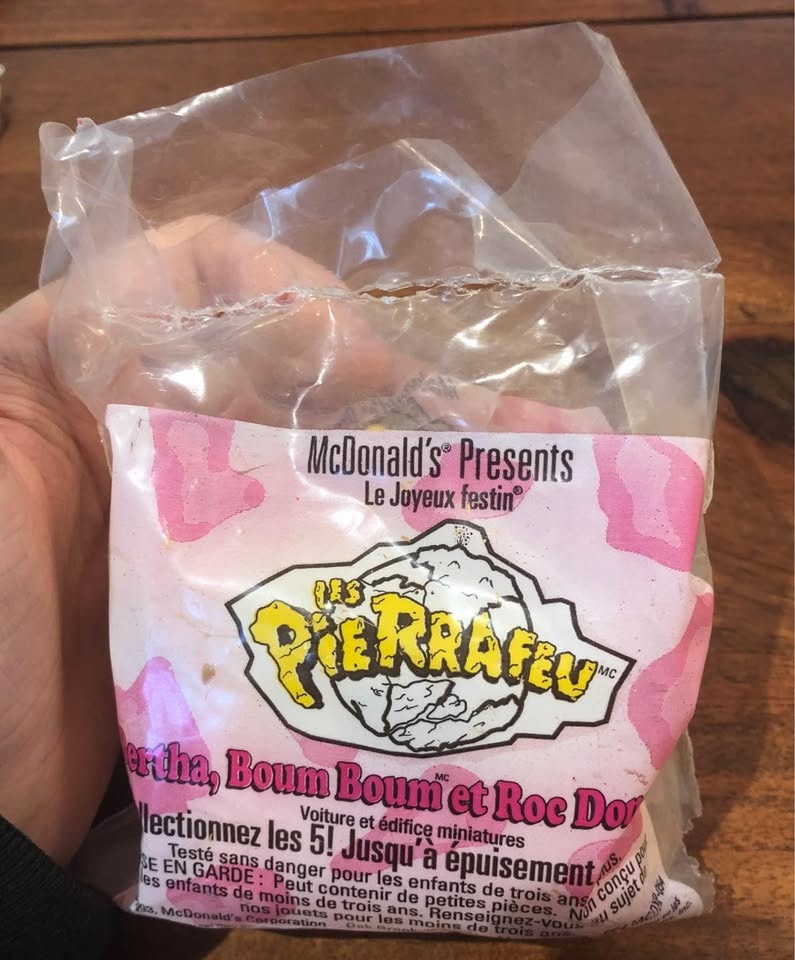 1993 McDonald's Flintstones Toy SEALED - photo 3