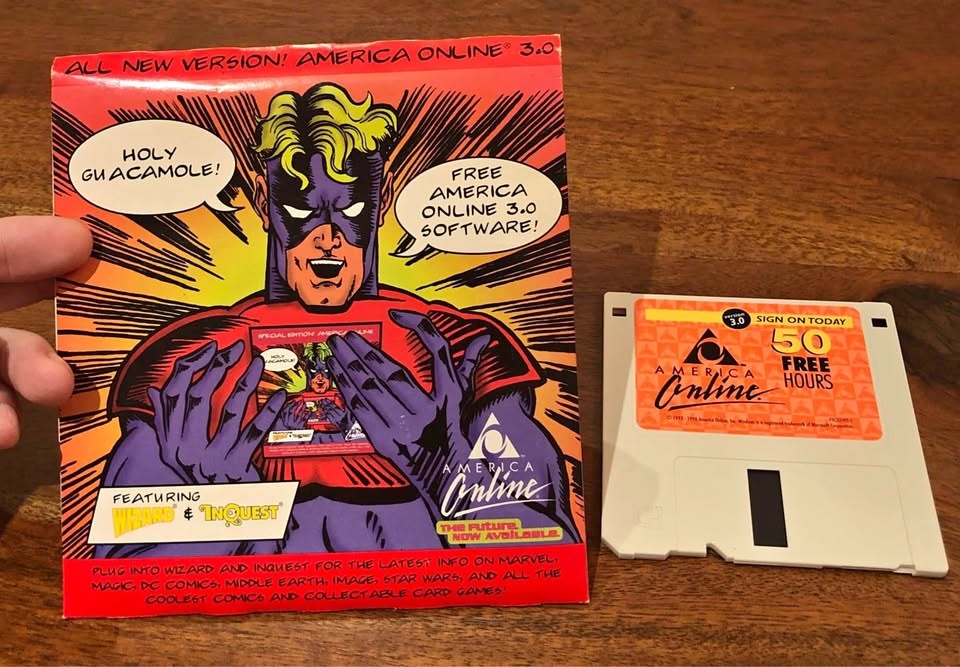 Vintage AOL America Online 3.0 Software CD carrot 🥕