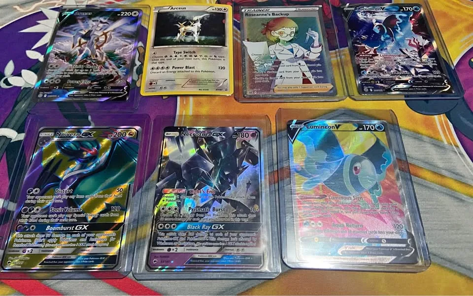 Brilliant stars, Arceus & burning shadows Pokémon cards thumbnail