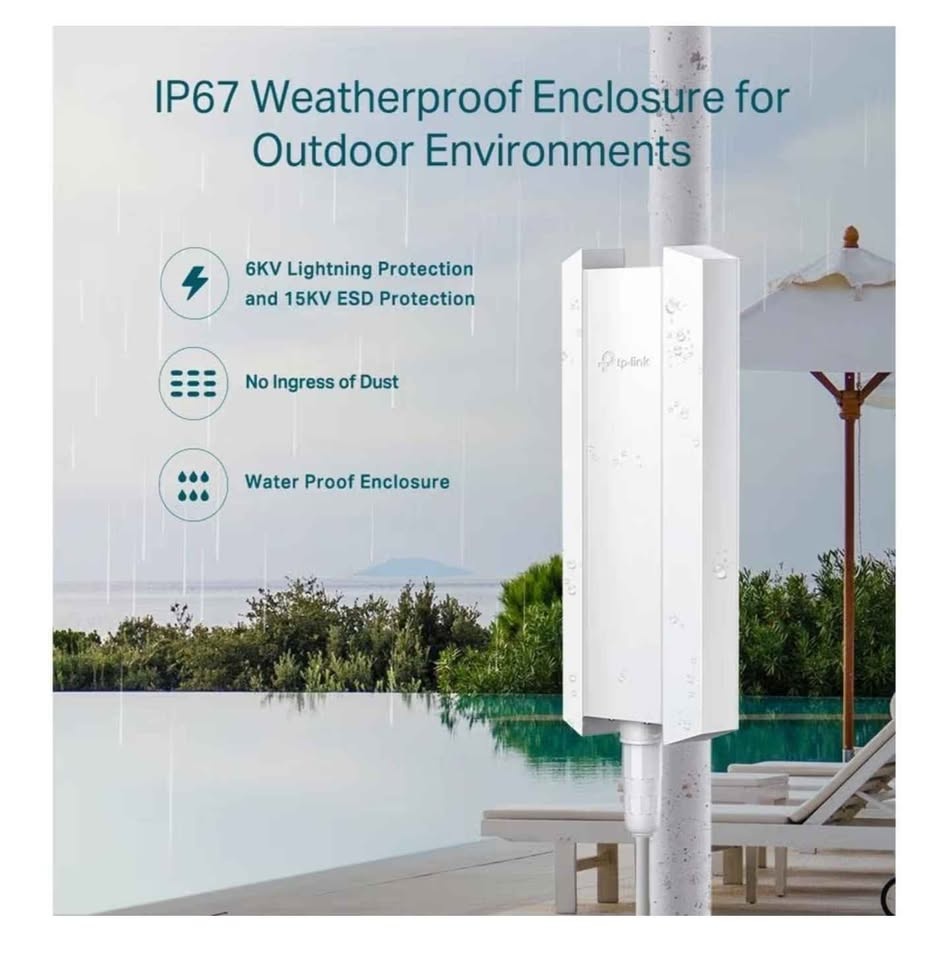 TP-Link Omada WiFi 6 AX1800 Outdoor Access Point - photo 3