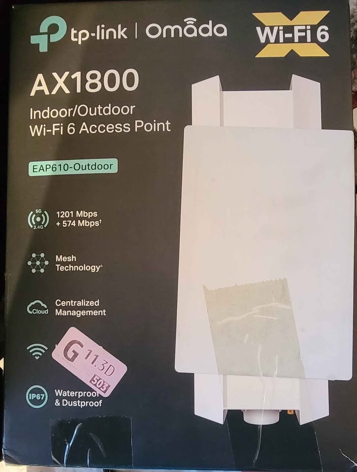 TP-Link Omada WiFi 6 AX1800 Outdoor Access Point - photo 4
