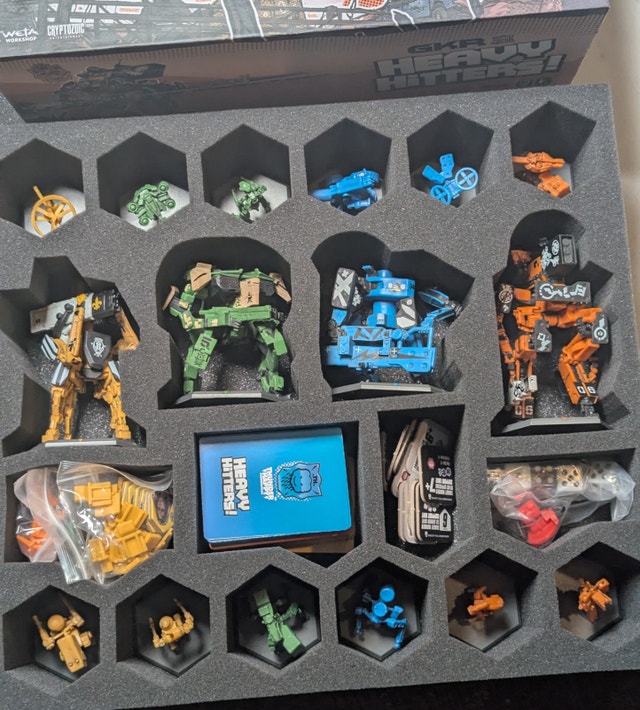 GKR: Heavy Hitters - Giant Killer Robot boardgame w/foam insert