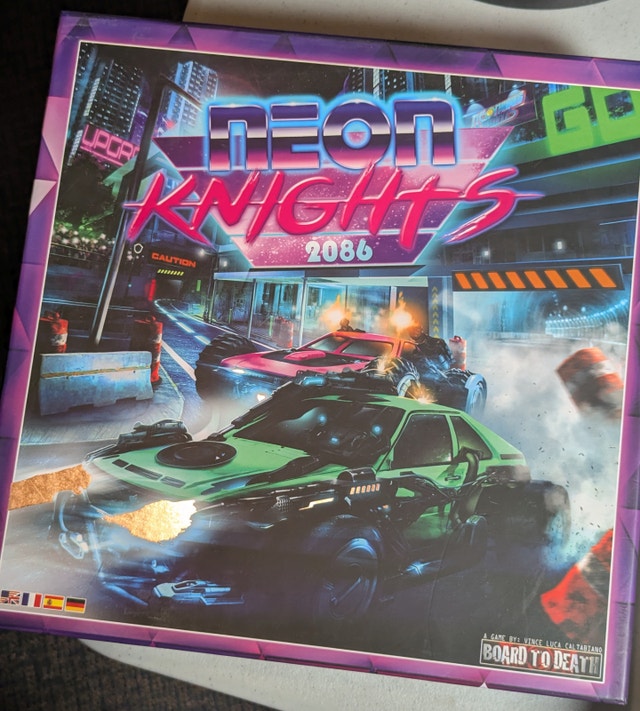 Neon Knights: 2086 boardgame
