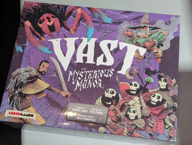 Vast: The Mysterious Manner boardgame